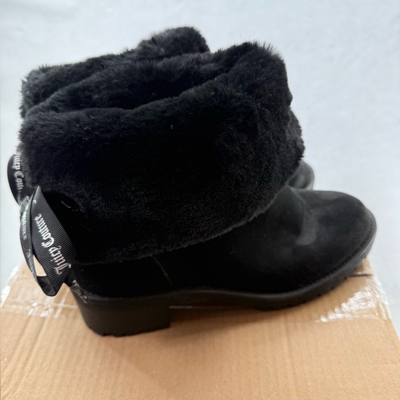 Juicy Couture Bow Tie‎ Boots Black 9M - Picture 6 of 9